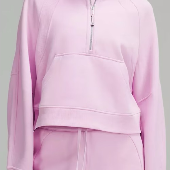 Lululemon Pink Half-Zip Hoodie